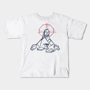 Jesus Christ at the last supper Kids T-Shirt